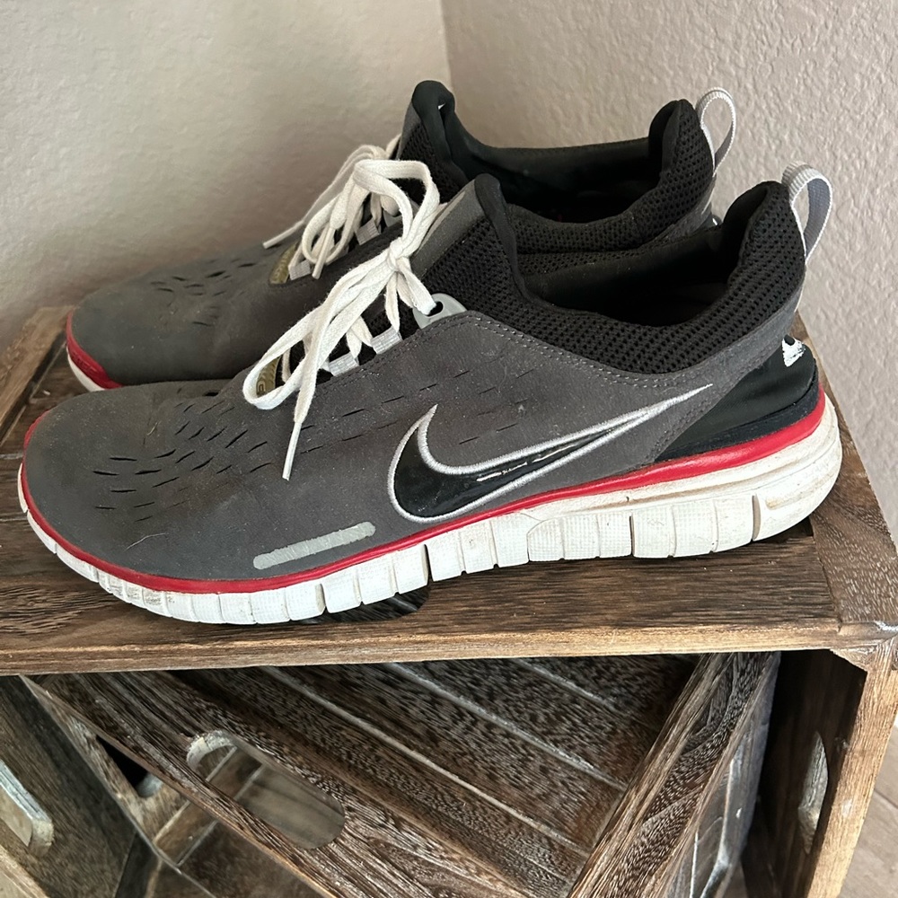 Men’s gray suede-like Nike